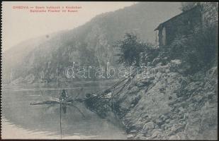 Kazán-szoros, Serbian fishermen