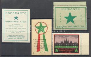 1929-1927 4 klf Eszperantó levélzáró