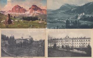 57 db főleg háború előtti vegyes európai képeslap