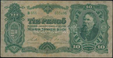 1929. 10P "Deák" T:III(kis restaurálás egyik sarkán)