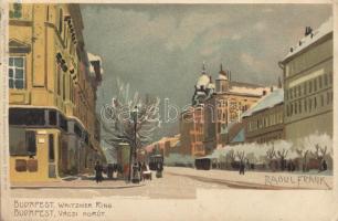 Budapest V. Váci körút litho, s: Raoul Frank (EK)