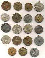 19db többféle vegyes díjérem a háborúk időszakából T:vegyes