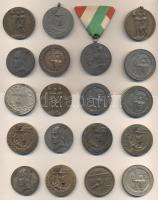19db többféle vegyes díjérem a háborúk időszakából T:vegyes
