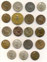 19db többféle vegyes díjérem a háborúk időszakából T:vegyes