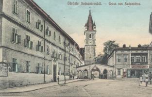 Szászváros with pharmacy
