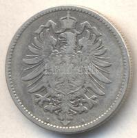 Német Birodalom 1875A 1M Ag T:2- German Empire 1875A 1 Mark Ag C:VF