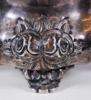 1937-1967 Rózsákkal díszített ezüst (Ag) cukortartó 800-as "dianás" jelzéssel és KA mester...