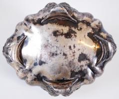 1937-1967 Rózsákkal díszített ezüst (Ag) cukortartó 800-as "dianás" jelzéssel és KA mester...