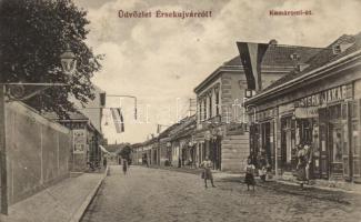Érsekújvár Komárom street, the shop of Jakab Stern (EB)