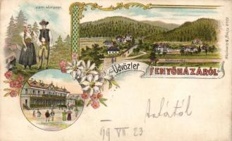 1899 Fenyőháza litho (Rb)