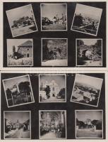 Fülek - 2 db használatlan városképes lap a negyvenes évekből