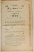 1895. "Magyar Földhitel Intézet" záloglevél 1000Ft-ról + 1904. "Pesti Hazai Első Takarékpénztár-Egyesület" záloglevél 1000K-ról + 1921. "Dr. Just féle Izzólámpa és Villamossági Gyár Részvénytársaság" 5000K-ról T:vegyes