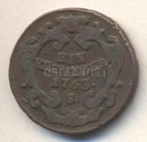 Ausztria/magyar verdejel 1763S 1Kr "Mária Terézia" T:2-