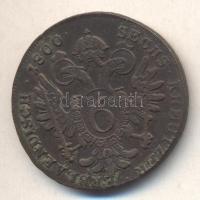 Ausztria/magyar verdejel 1800S 6Kr T:2-
