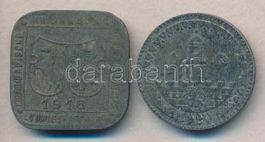 Német Birodalom / Weimari Köztársaság / Altenberg / Baden 1918-1920. 50Pf (2x) 2db különféle szükségpénz T:2- German Emprie / Weimar Republic / Altenberg / Baden 1918-1920. 50Pf (2x) two different notgeld C:VF