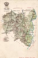 Tolna county map