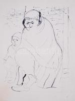 Kis művészeti tétel: színes Monet-reprodukció, 2db színezett fametszet osztrák népviseletű nőkről, K.A. jelzetű tollrajz, valamint egy nyomat