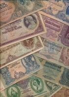 1930-1945. 2P - 1000P 11féle bankjegy, összesen 51db! T:vegyes