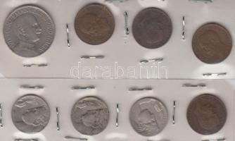 Olaszország 1910-1934. 10c - 2L összesen 8db pénzérme T:vegyes Itlay 1910-1934. 8 different coins c:mixed