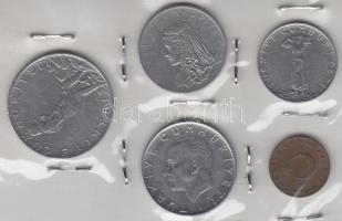 Törökország 1959-1972. 5db pénzérme T:2,2-
Turkey 1959-1972. 5 different coins C:XF,VF