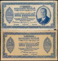 Budapest 194? + 1930. "Reviziós Pengő" 2klf változata T:II-,III-