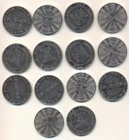 14db kaszinó, játékpénz és zseton T:2