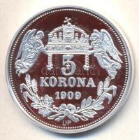 DN "Királyi koronák / 1909 5K - I. Béla" Ag emlékérem (20g/0.999/38,61mm) T:PP Csak 2000db...