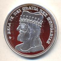 DN "Királyi koronák / 1909 5K - IV. Béla" Ag emlékérem (20g/0.999/38,61mm) T:PP Csak 2000db, tanúsítvánnyal