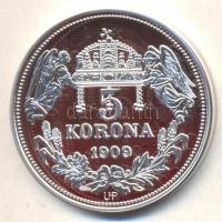 DN "Királyi koronák / 1909 5K - Vencel" Ag emlékérem (20g/0.999/38,61mm) T:PP Csak 2000db,...