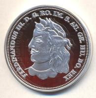 DN "Királyi koronák / 1909 5K - III. Ferdinánd" Ag emlékérem (20g/0.999/38,61mm) T:PP Csak 2000db, tanúsítvánnyal