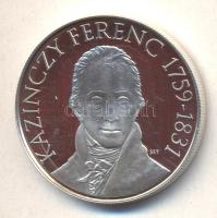 2009. 3000Ft Ag "Kazinczy Ferenc" T:PP Dísztokban. Tanúsítvánnyal!