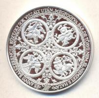 Bognár György (1944-) 1996. "Honfoglalás Millecentenárium" Ag(0.999) emlékérem (15,65g/42,...