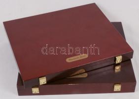 NSZK 1991-1993. "Az USA elnökei" sorozat, benne 24db klf Ag (0.999/15g) emlékérem T:PP Tan...