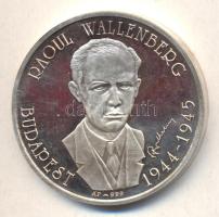 DN "Raoul Wallenberg" modern Ag(0.999) emlékérem 31,104g/42,5mm T:PP Dísztokban, tanúsítvánnyal, csak 1000db!