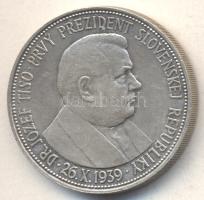 Szlovákia 1939. 20K Ag "Tiso" T:2 Slovakia 1939. 20 Korun Ag "Tiso" C:XF