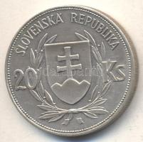 Szlovákia 1939. 20K Ag "Tiso" T:2
Slovakia 1939. 20 Korun Ag "Tiso" C:XF