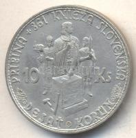 Szlovákia 1944. 10K Ag T:2 Slovakia 1944. 10 Koruna Ag C:XF