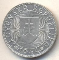 Szlovákia 1944. 10K Ag T:2
Slovakia 1944. 10 Koruna Ag C:XF