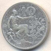 Csehszlovákia 1931. 10K Ag T:2- Czechoslovakia 1931. 10 Korun Ag C:VF