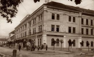 Sepsiszentgyörgy Reformed High School, subsidiary savings bank, tobacconist, the shop of Klein