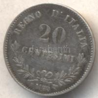 Olaszország 1863MBN 20c Ag "II. Viktor Emánuel" T:2,2-
Italy 1863MBN 20 centesimi Ag &quot...
