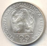 Csehszlovákia 1976. 100K Ag "Janko Kral" T:1-
Czechoslovakia 1976. 100 Korun Ag "Deat...