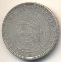 Csehszlovákia 1928. 10K Ag "Függetlenség 10. évfordulója" T:3
Czechoslovakia 1928. 10 Koru...