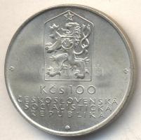 Csehszlovákia 1982. 100K Ag "Ceske Budejovice-i Lóvasút" T:1-
Czechoslovakia 1982. 100 Kor...