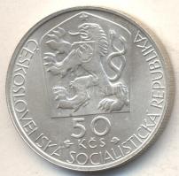 Csehszlovákia 1977. 50K Ag "Jan Kollar" T:1
Czechoslovakia 1977. 50 Korun Ag "Death o...