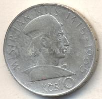 Csehszlovákia 1965. 10K Ag "Husz János" T:1 Czechoslovakia 1965. 50 Korun Ag "550th Anniversary - Death of Jan Hus" C:XF