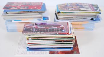 478 db kártya naptár 1970-2011