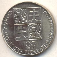 Csehszlovákia 1990. 100K Ag "Martinu" T:2
Czechoslovakia 1990. 100 Korun Ag "100th An...