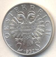 Ausztria 1937. 2Sch Ag "Karlskirche" T:2
Ausztria 1936. 2 Schilling Ag "Bicentennial ...
