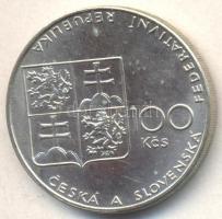Csehszlovákia/Cseh és Szlovák Szövetségi Köztársaság 1990. 100K Ag T:2
Czechoslovakia/Czech and Slov...